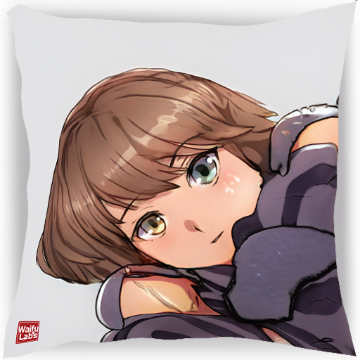 custom waifu pillow portrait