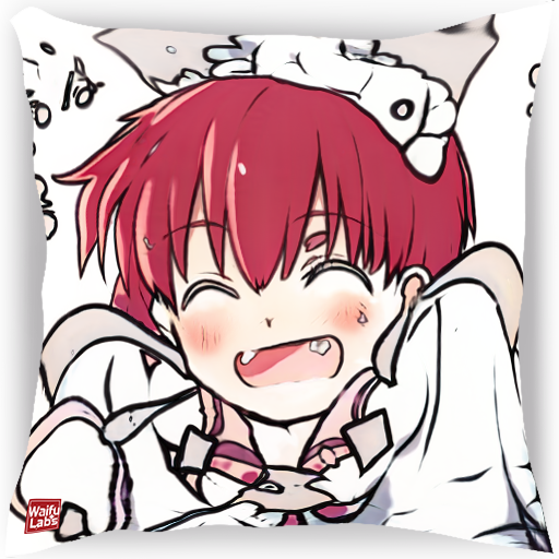 custom waifu pillow portrait