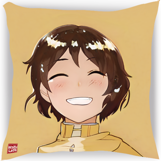 custom waifu pillow portrait