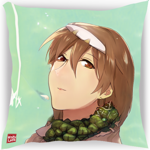 custom waifu pillow portrait