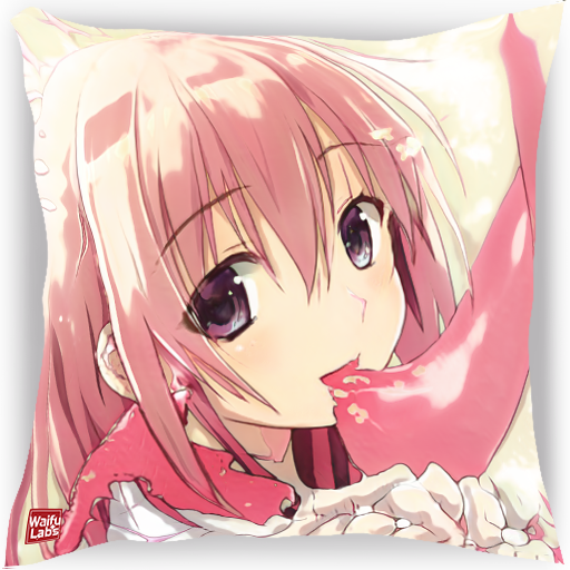 custom waifu pillow portrait