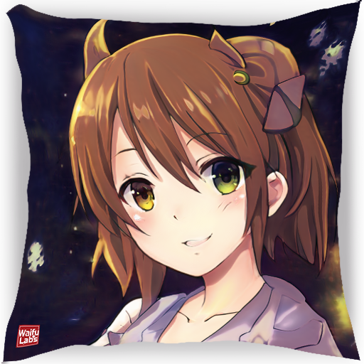 custom waifu pillow portrait