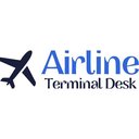 Image of Airline terminal desk