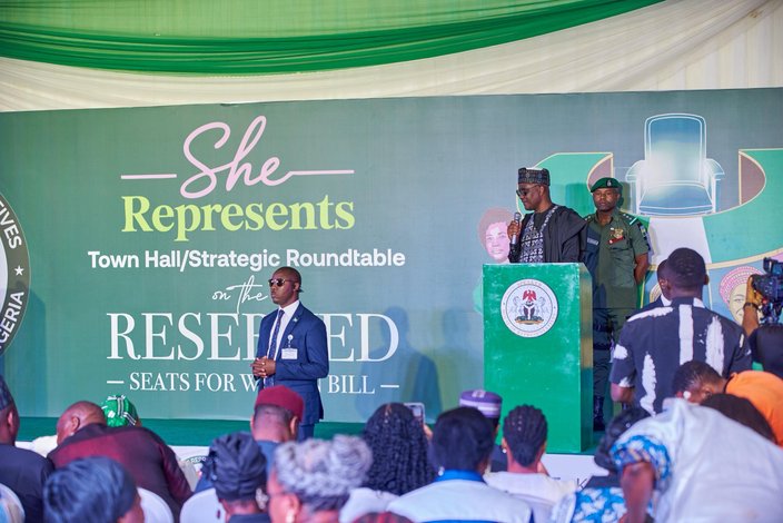 Hon. Tajudeen Abbas, Speaker, House of Representative , Nigeria. Sharing about the proposed bill