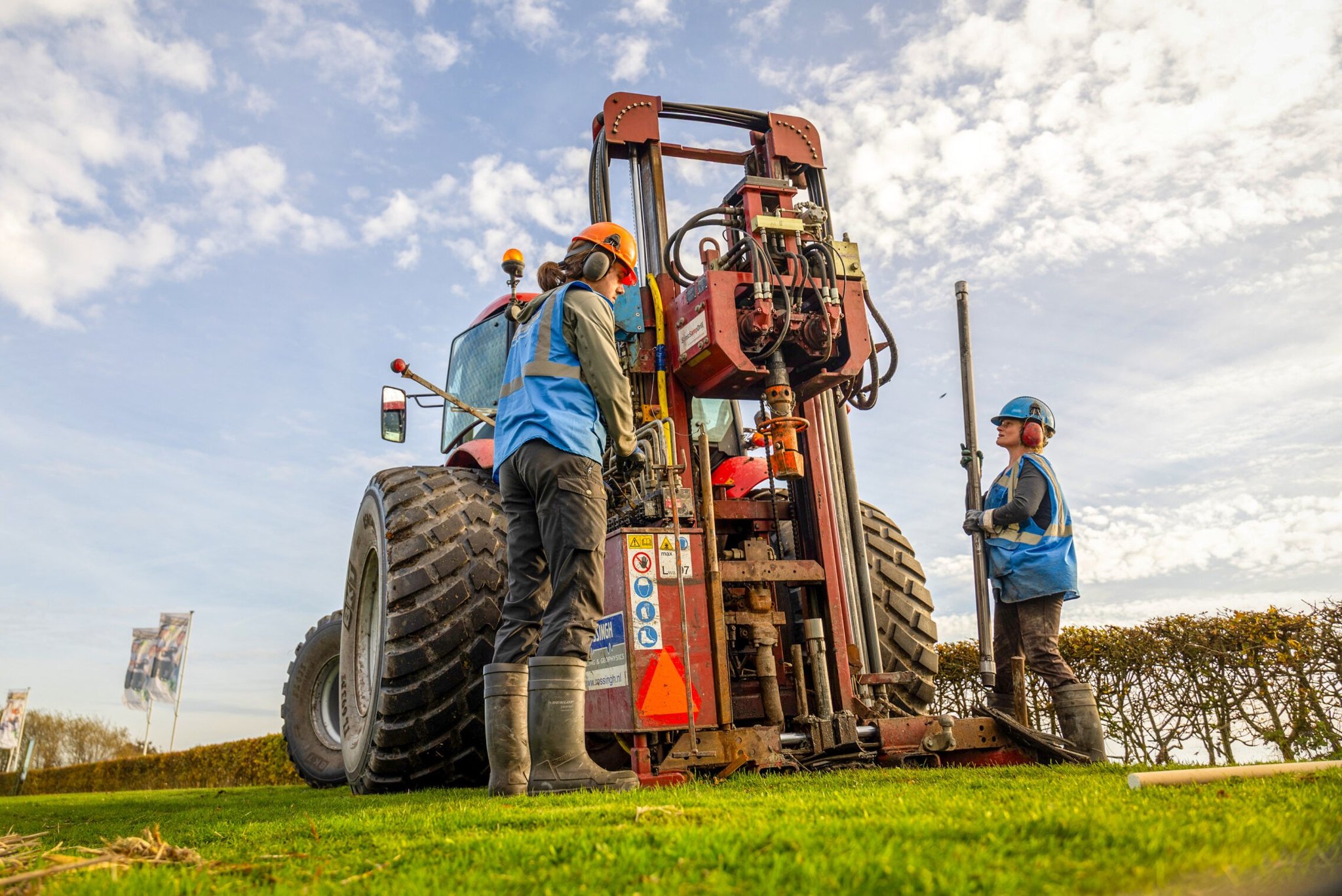 So far geothermal heat has been used in agriculture in The Netherlands, for example for heating green houses, but will soon also be a part of urban heat networks. Photo: EBN/SCAN.