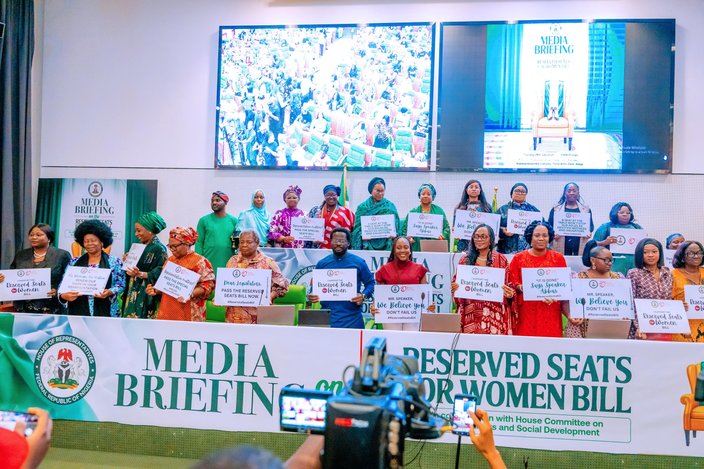 Media Breifing on the Reserved Seats for Women Bill
