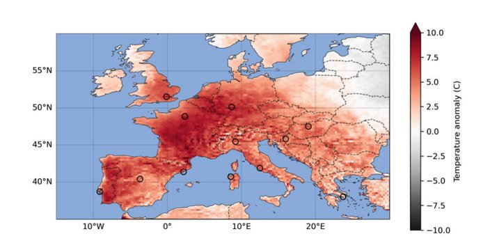 The June 2025 heat wave in Europe contributed to the deaths of thousands. One study attributes 65% of those deaths to climate change.