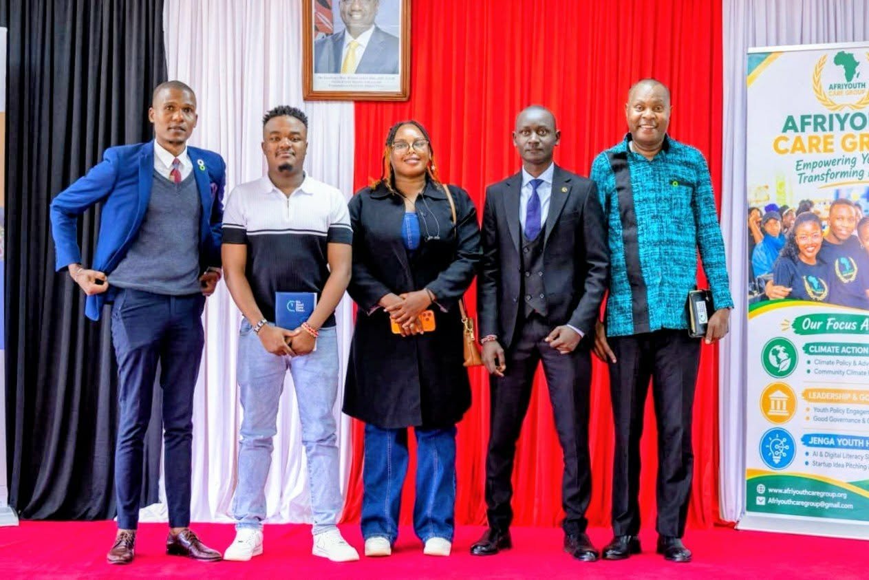 A photo session from some of the partners of the event representing different organisation, but with a similar call of educating our Youths.