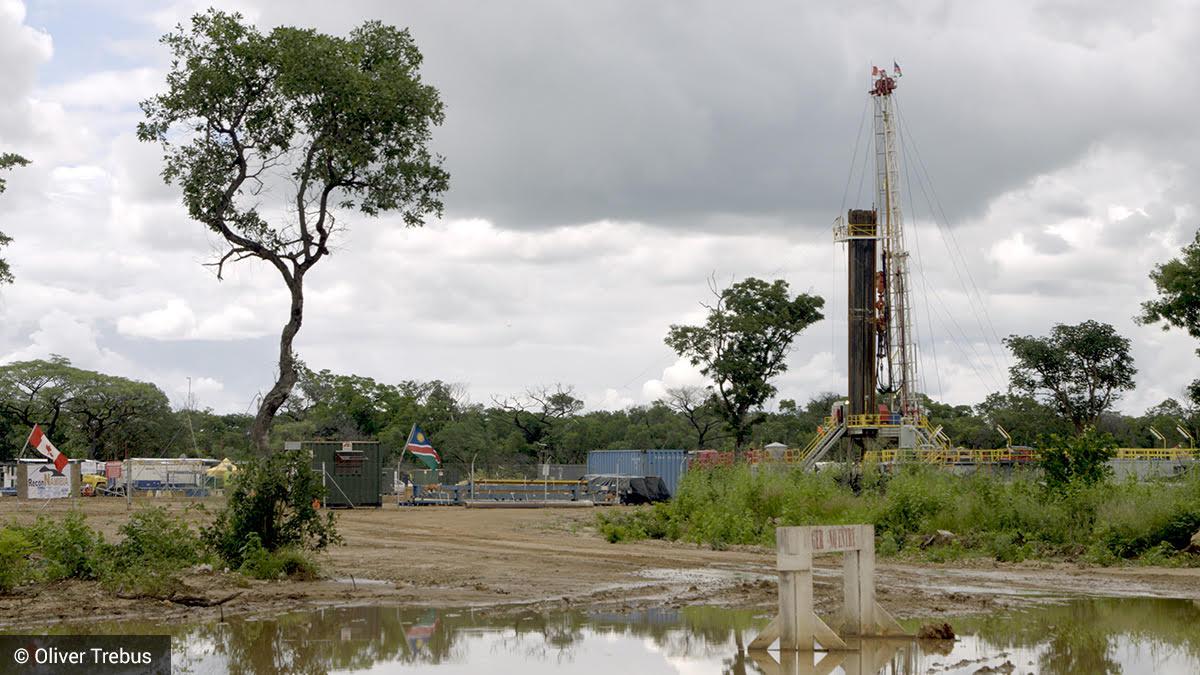 One of ReconAfrica's drill sites in Namibia.