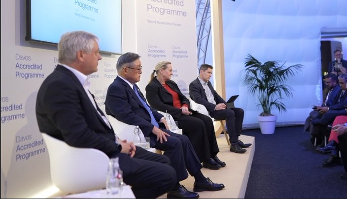 From the left:  Andreas Schierenbeck, Toshiaki Higashihara, Elisabeth Vike Vardheim, and Gerard Reid