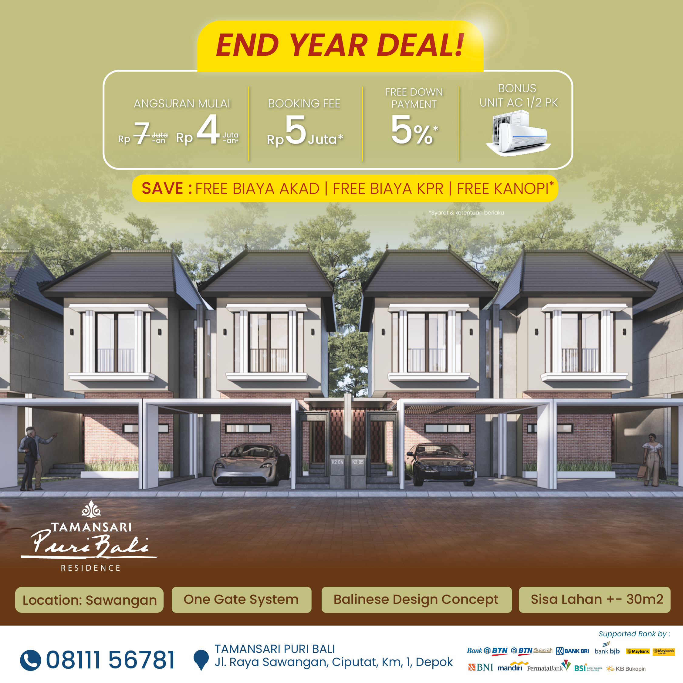 End Year Deal : TAMANSARI PURI BALI ARUNA