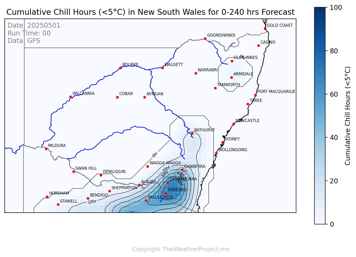 NSW Chill Hours