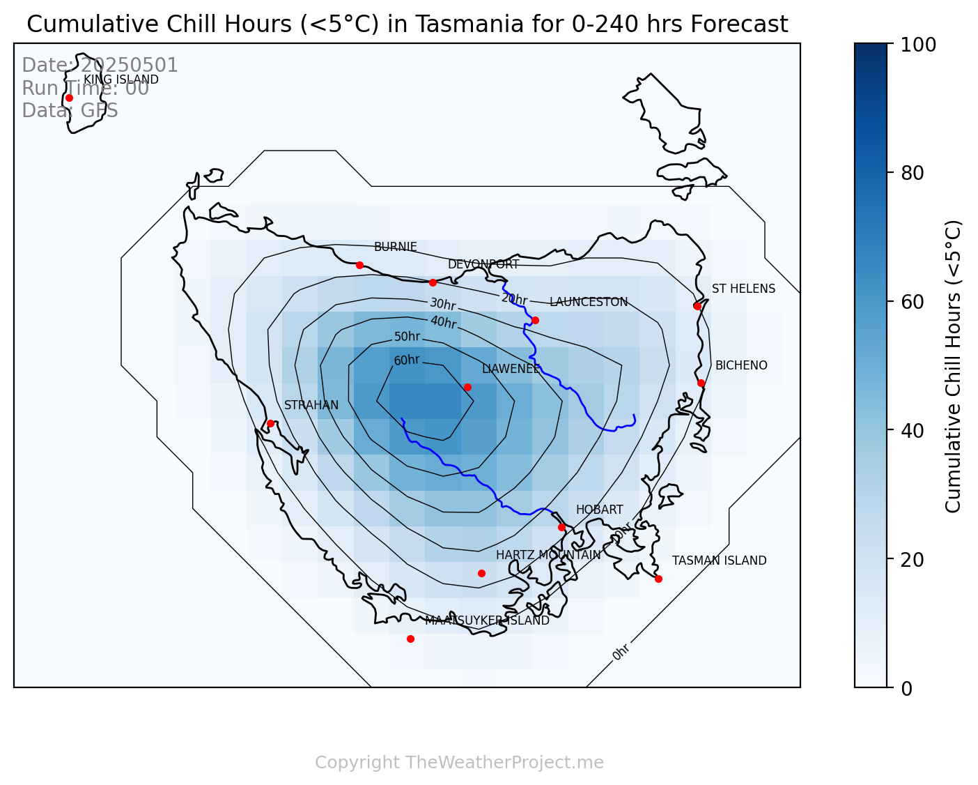 Tasmania Chill Hours