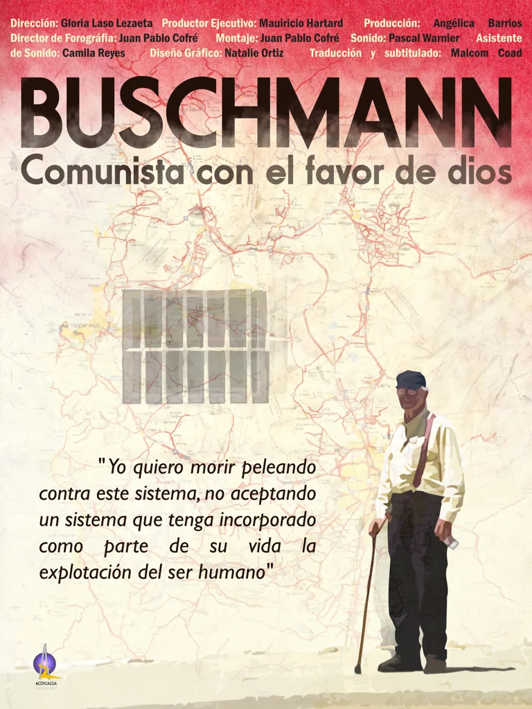 BUSCHMANN, Comunista con el favor de Dios afiche