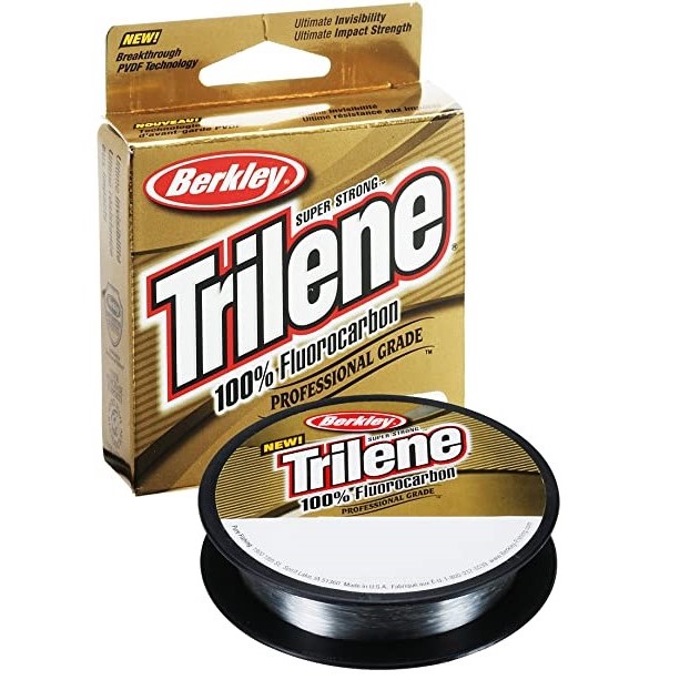 berkley trilene 100% fluoro professional grade 17lb-7.7kg