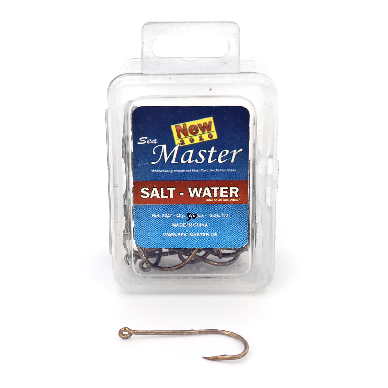 sea master hook size 1/0 gold