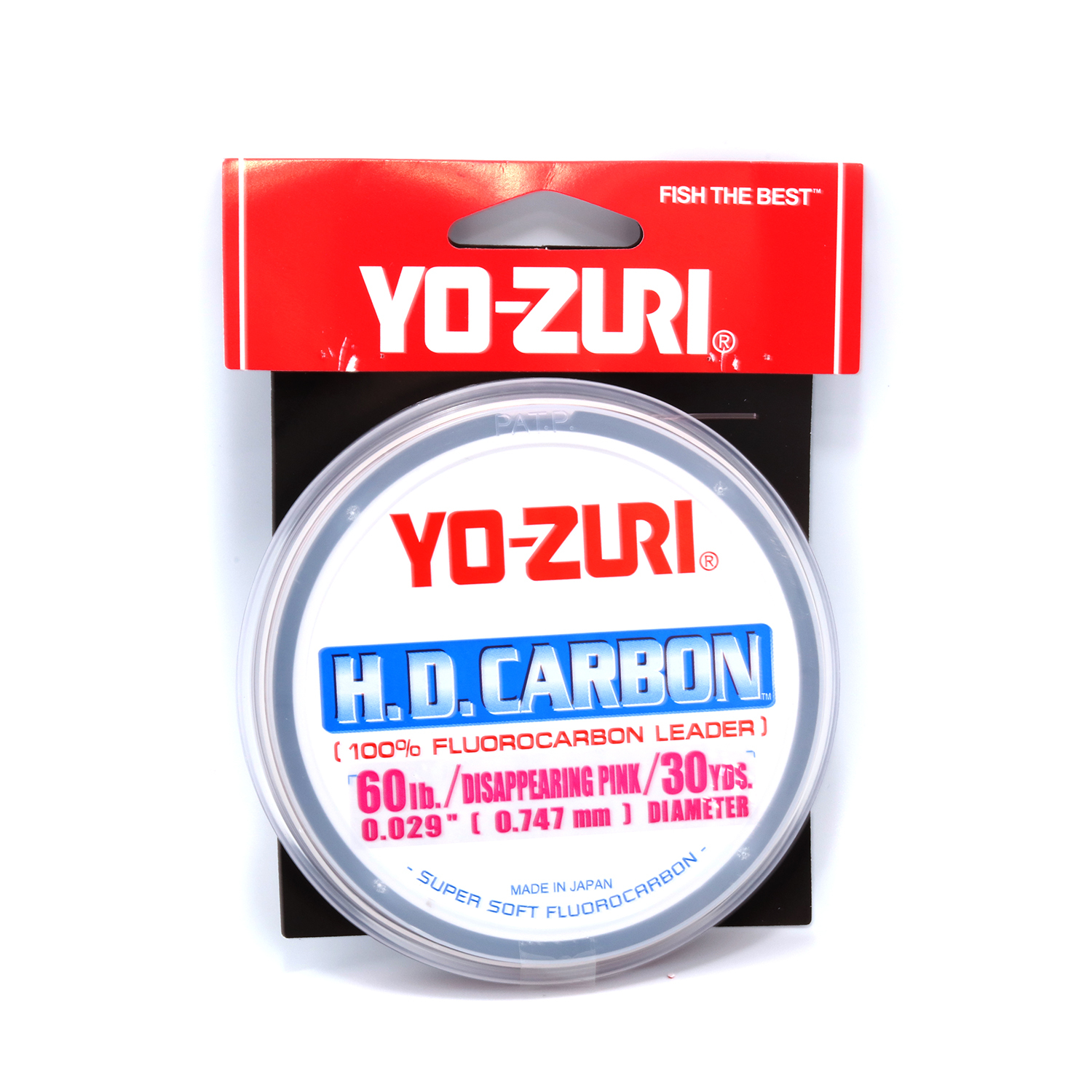 yo-zuri h.d. carbon disappearing pink hd 27.4m