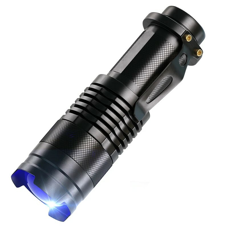 uv led flashlight torch 395nm violet light