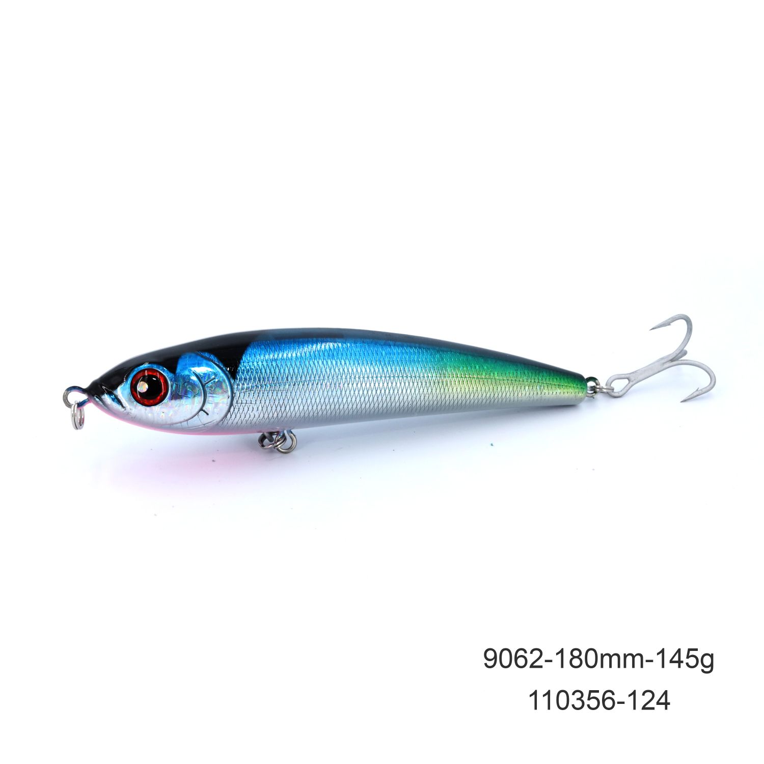 NOEBY Trolling Tuna Fishing Lures 32.5g/60g/76g Minnow Lures Metal