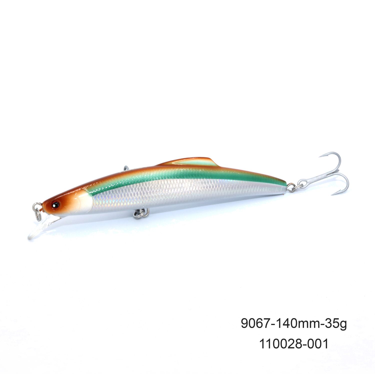 noeby saltwater hard plastic fishing lure minnow-35g