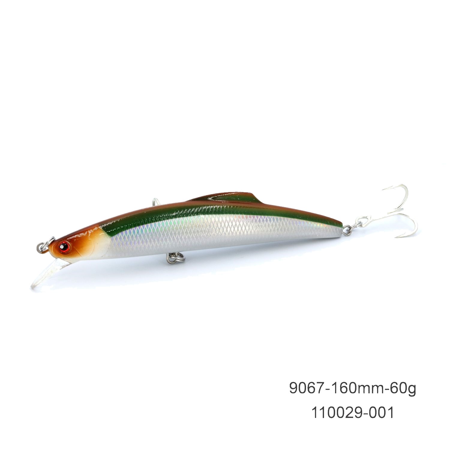 noeby sinking minnow hard plastic lure-60g