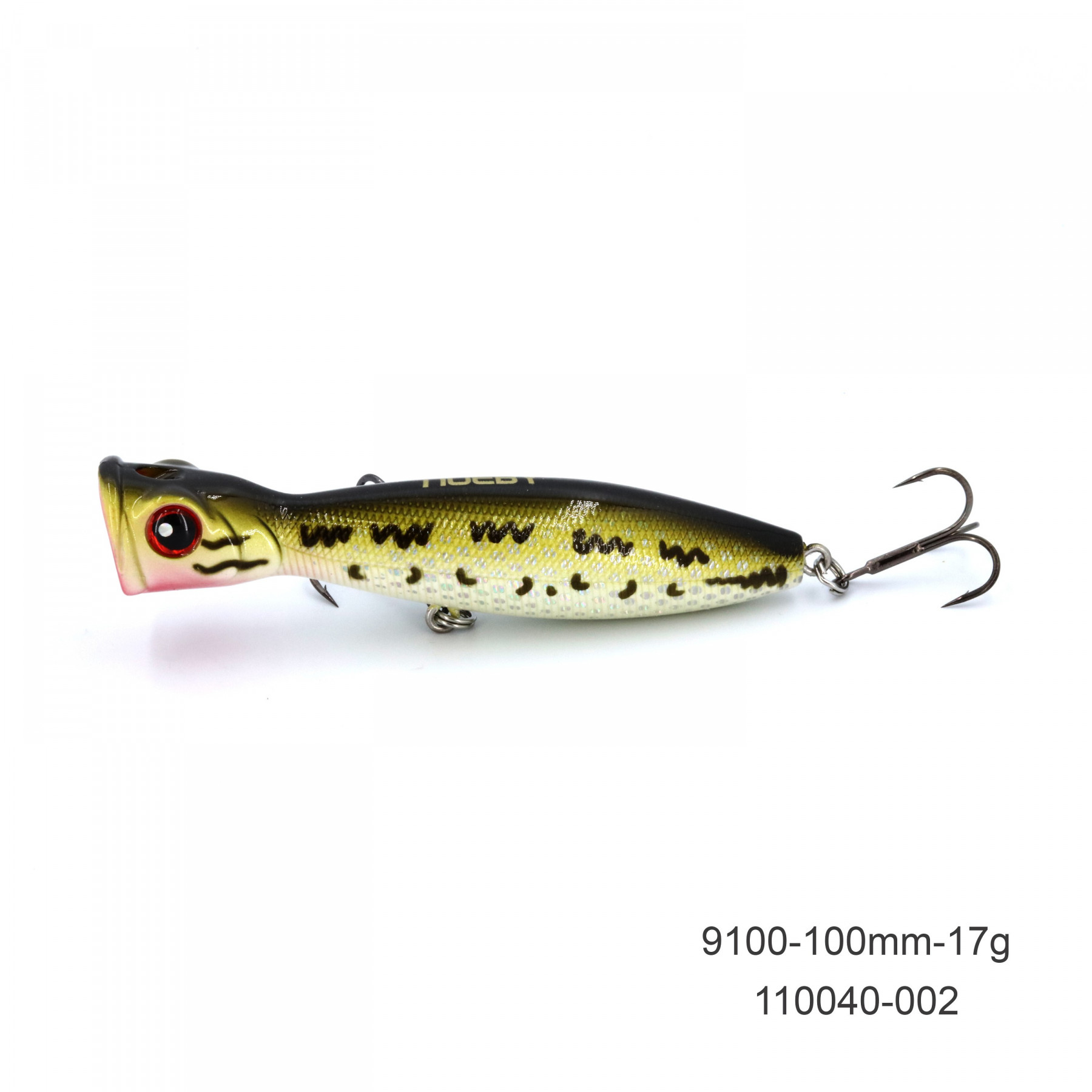 noeby abs plastic freshwater popper fishing lure-17g