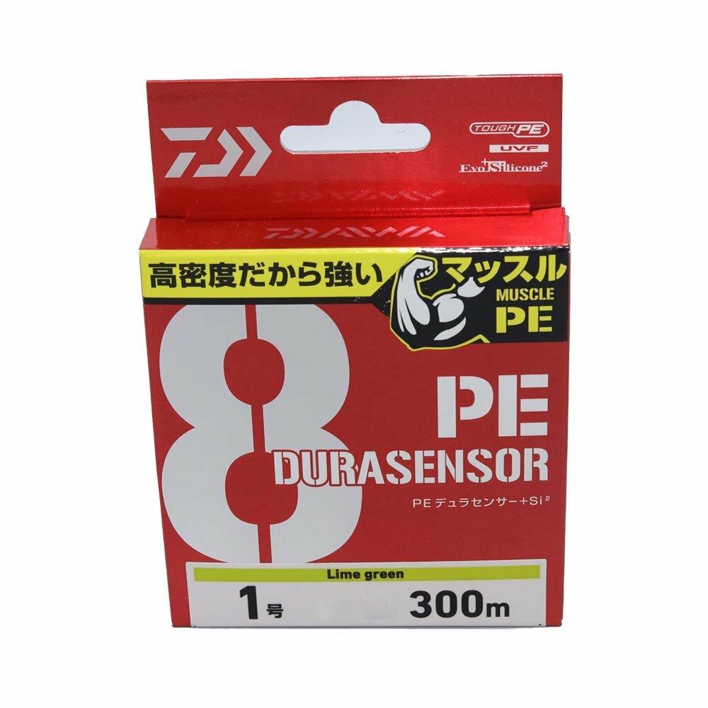 DAIWA - DURASENSOR X8 BRAID FISHING LINE - 300M - GREEN