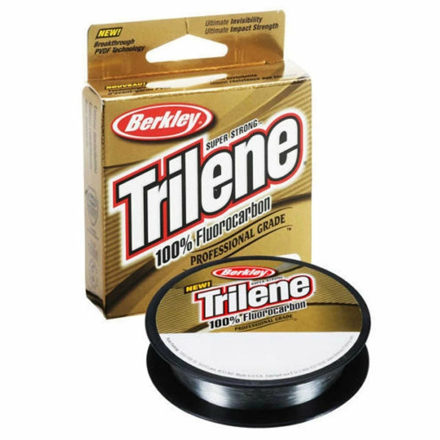 berkley trilene® 100% fluorocarbon leader 25m