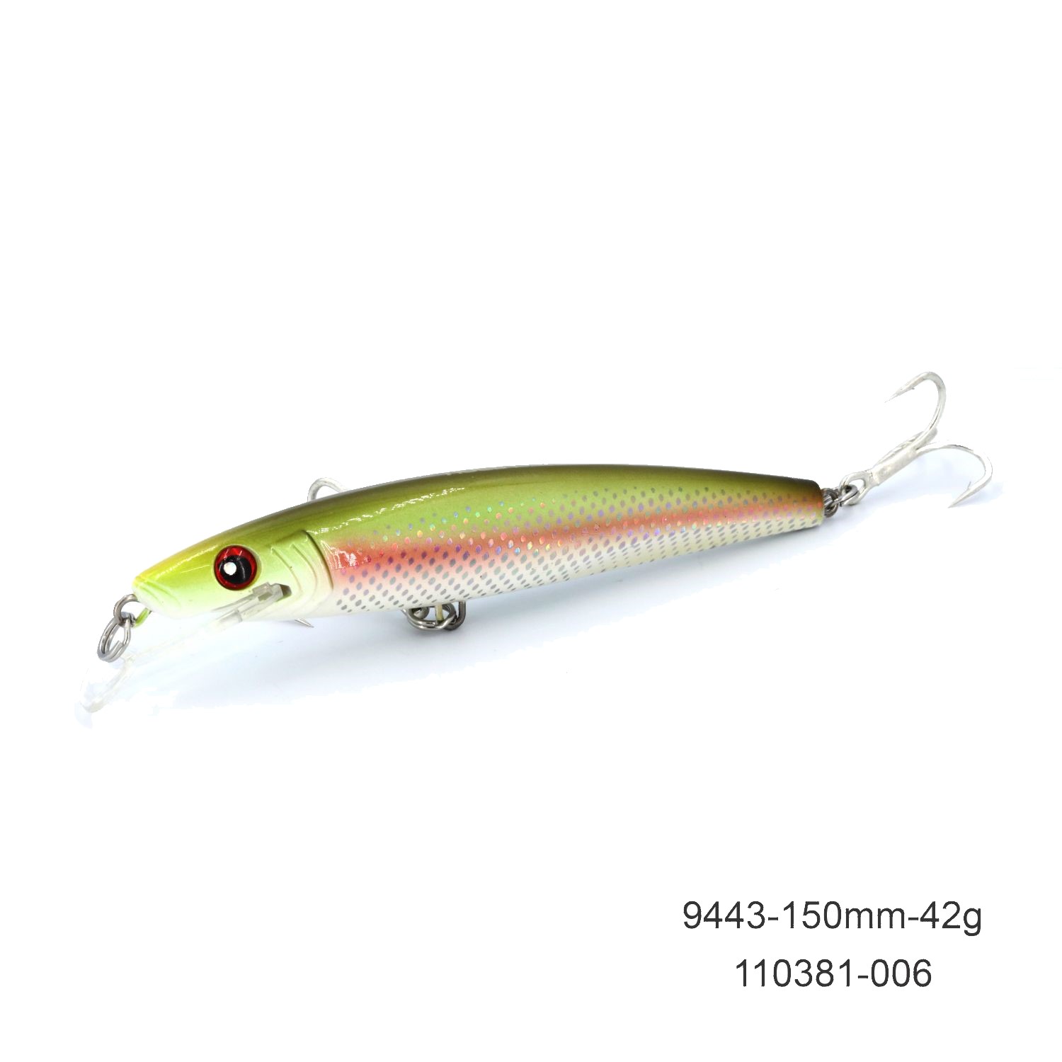 noeby minnow big floating stickbait lure-42g