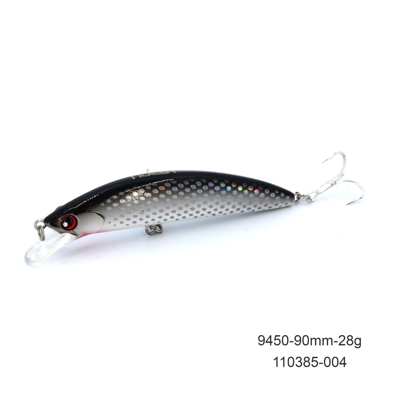 noeby 3d eyes fishing hard lure sinking minnow-28g