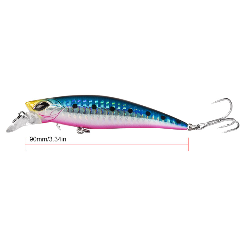 noeby fast sinking action mackerel fishing minnow lure-21g