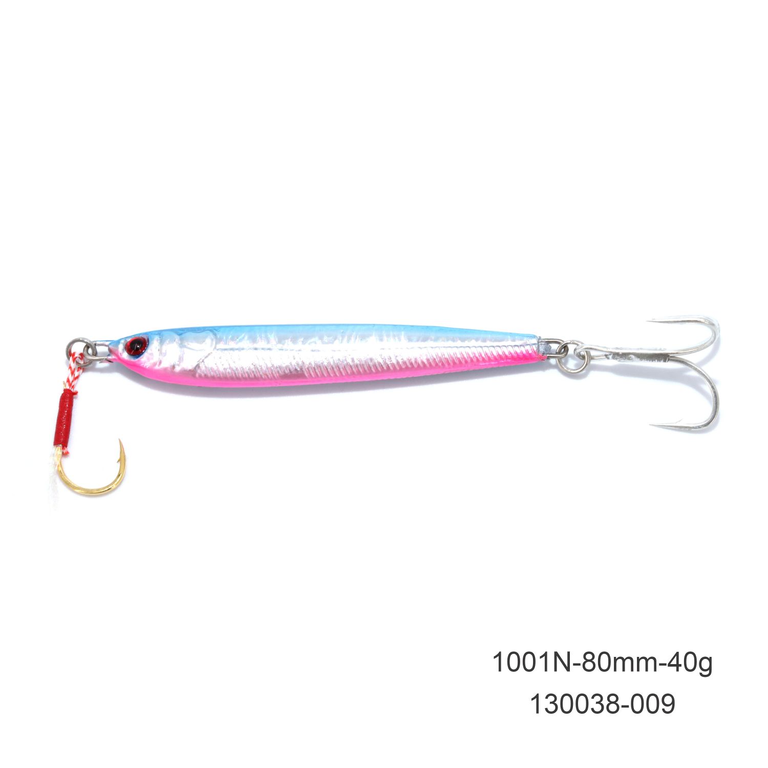 noeby slow pitch metal lure jig with saltwater slow fall-40g