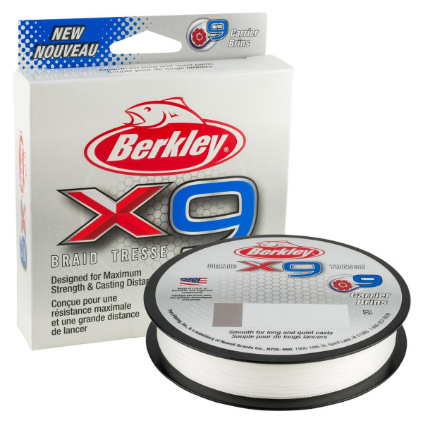 berkley line x9 braid 43mm - 100lb - 59.7kg