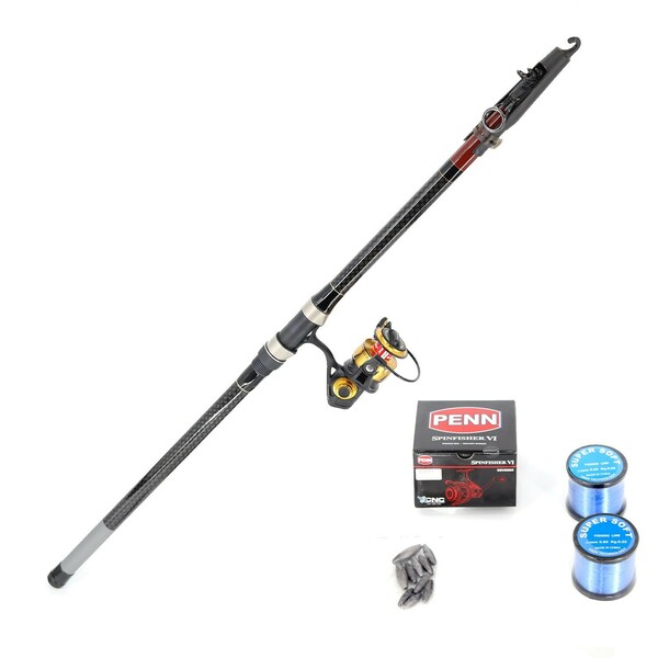 Shore Fishing (Pilot 5m and Penn VI 5500 including Nylon line with rigs and sinkers and snap swivels) Combo