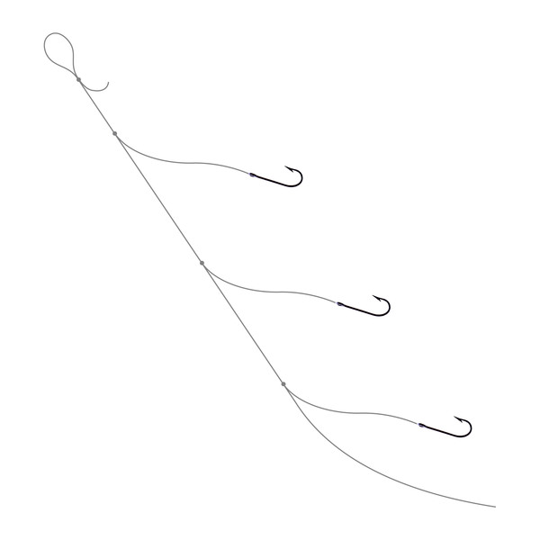 qareb triple hook rig 0.60mm