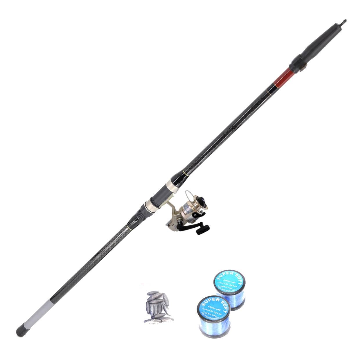 Shore Fishing (Pilot 3m and Banax ST 4000C including Nylon line with rigs and sinkers and snap swivels) Combo
