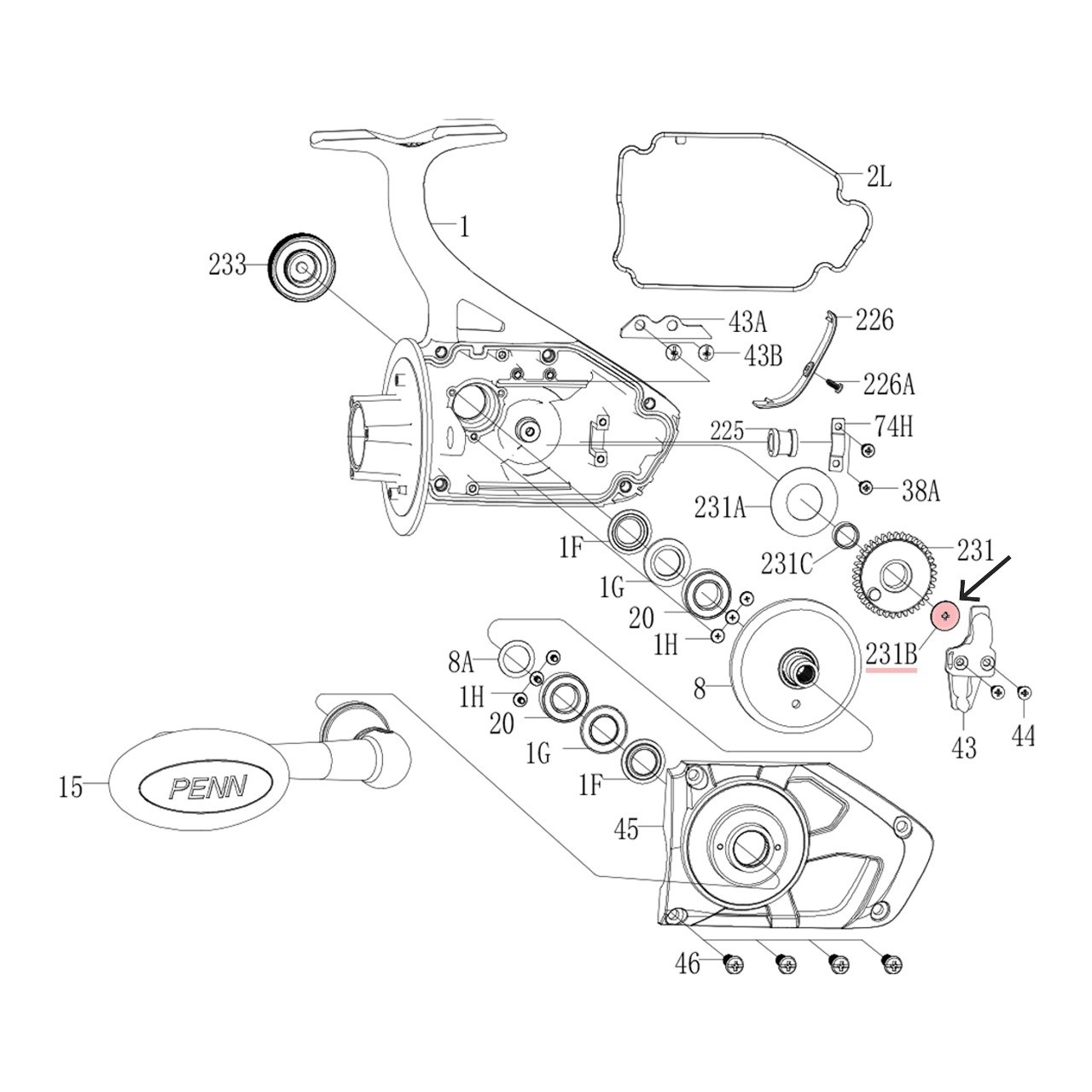 Penn Spinfisher Spinning Reel