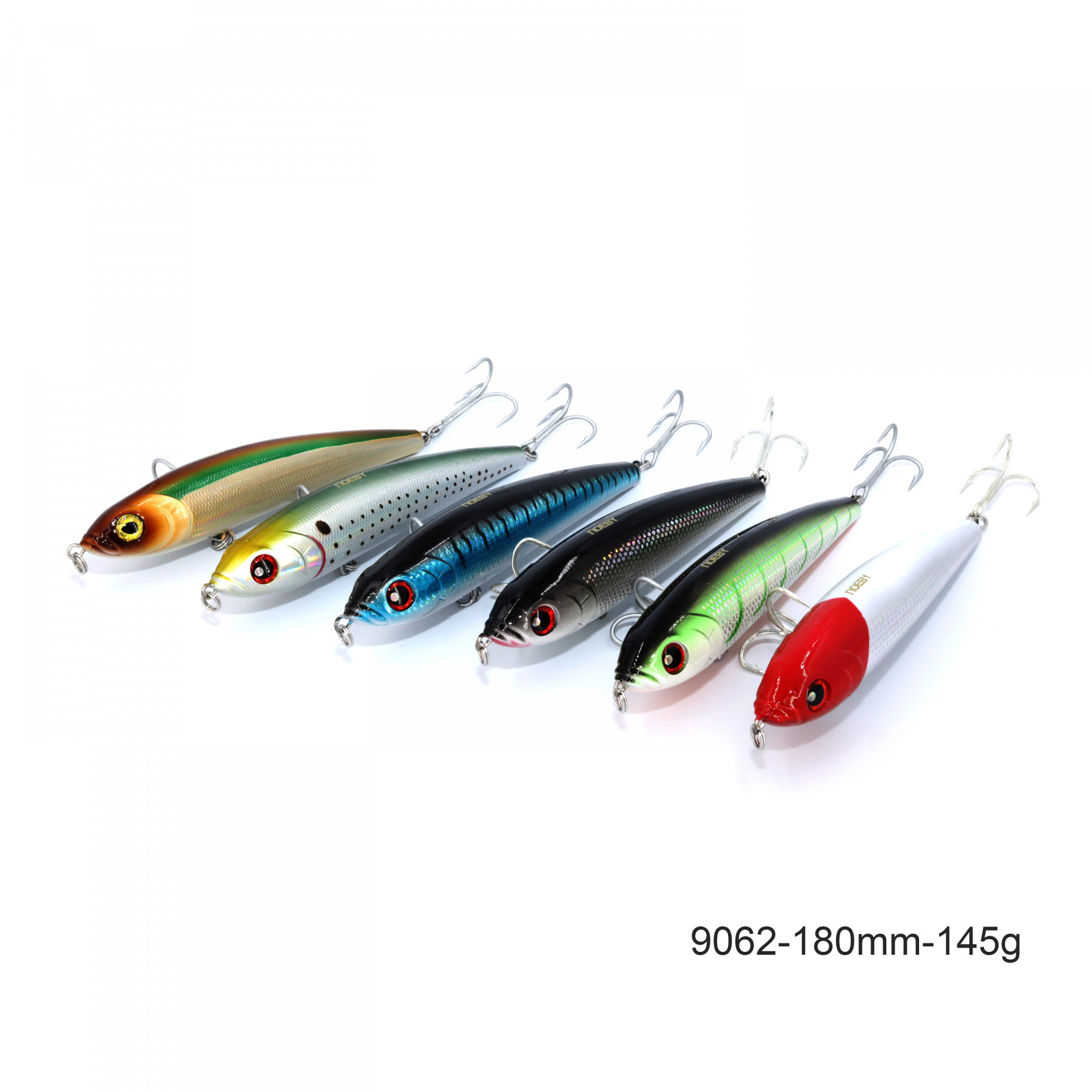 NOEBY Trolling Tuna Fishing Lures 32.5g/60g/76g Minnow Lures Metal