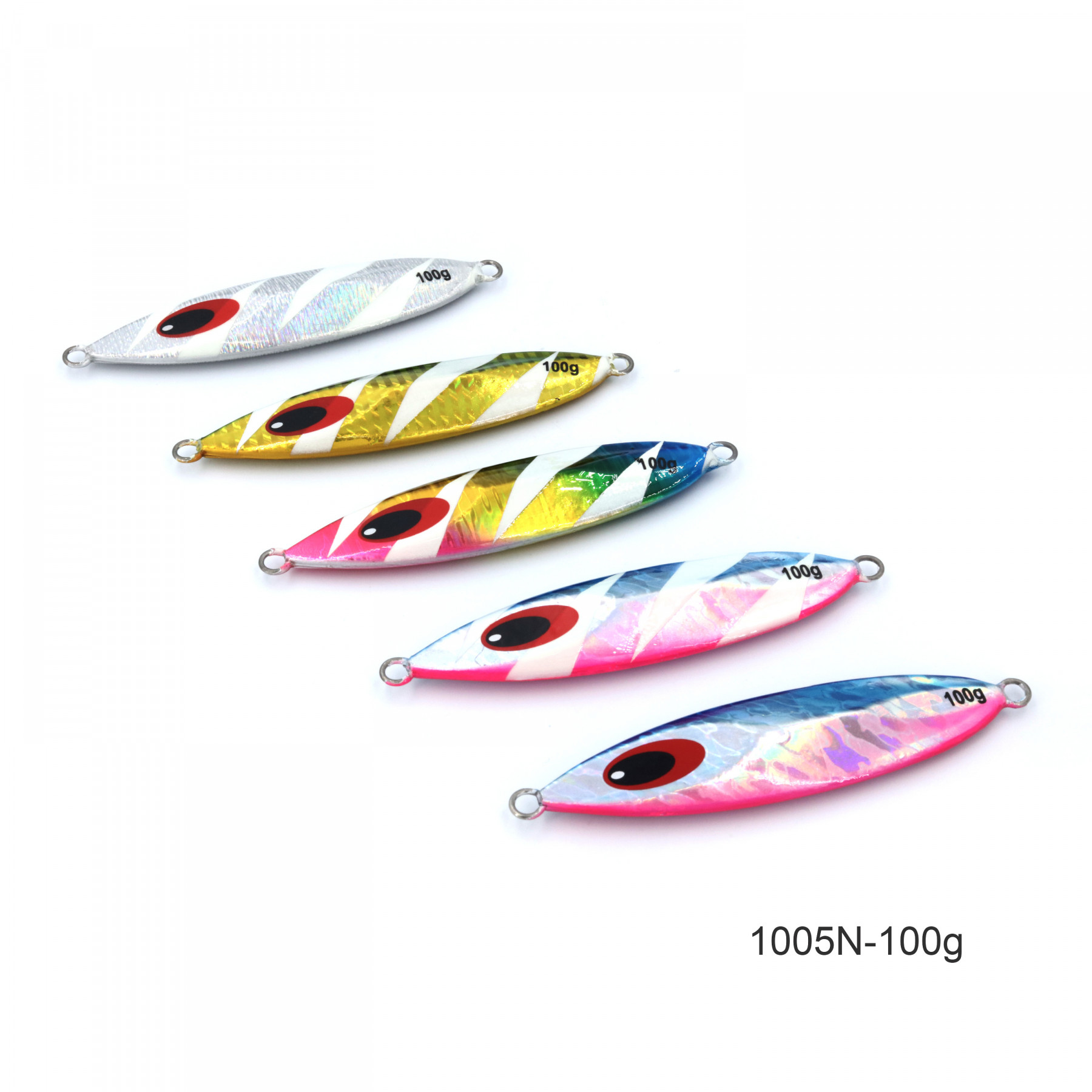 NOEBY 6 pcs/lot Soft Lure 100mm/4.6g U-Shape Brand Jig Head