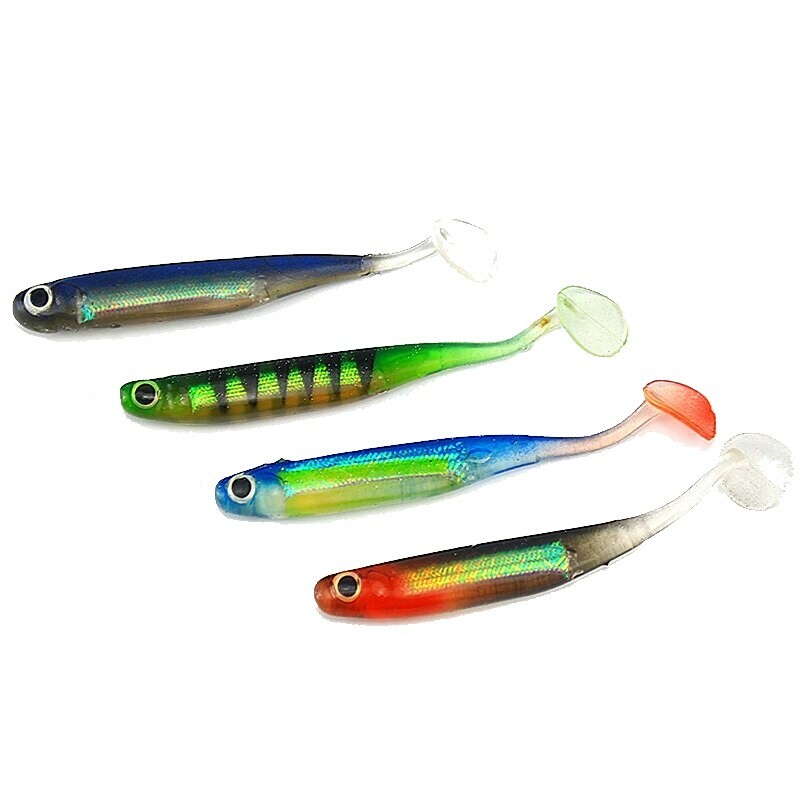 noeby soft rubber shad fishing swimbait lure-7.5g