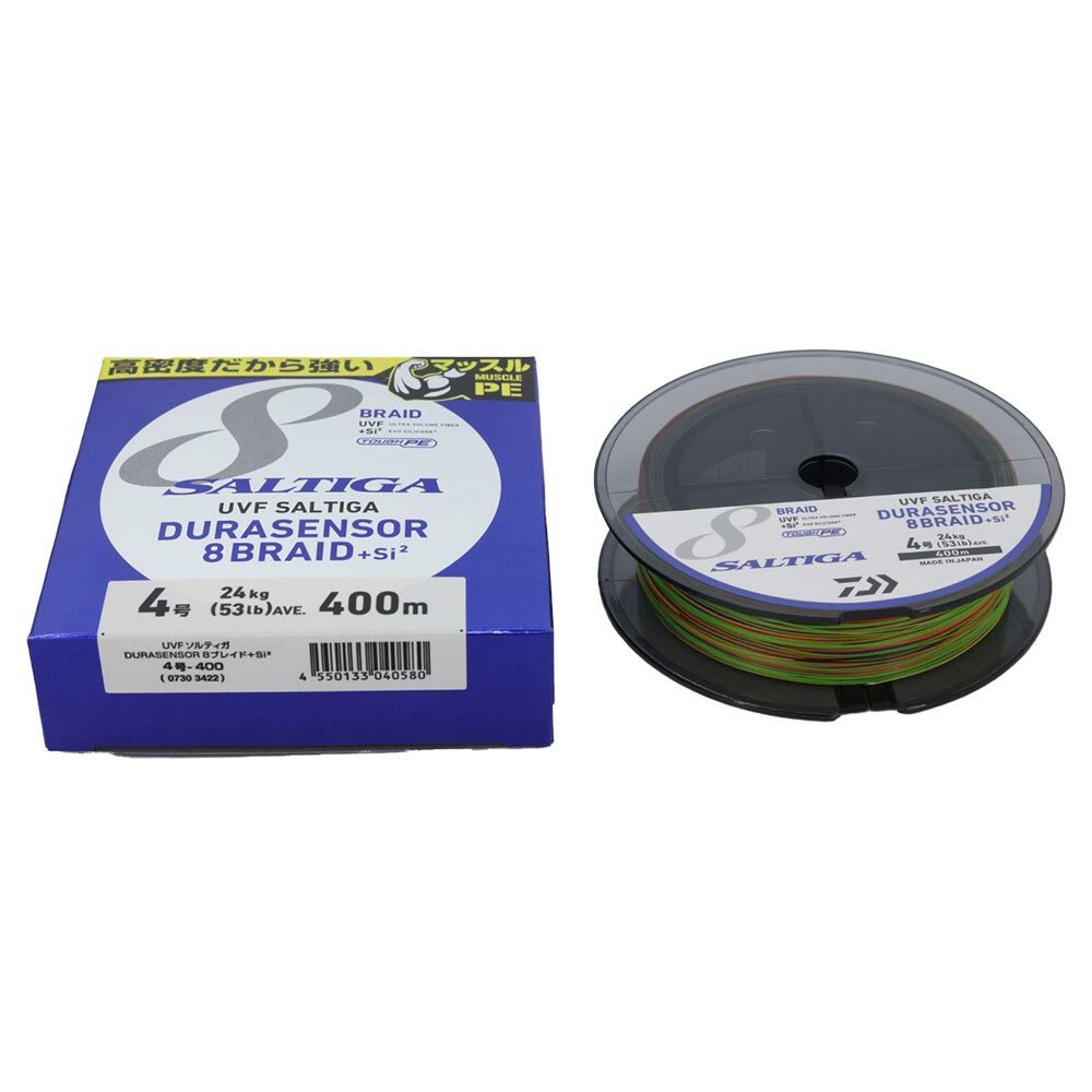 Daiwa Fishing PE Line UVF SALTIGA SENSOR 12 BRAID EX+Si #5-88 lb 5 Colors  400m