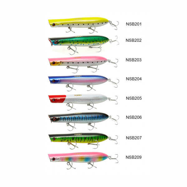 noeby 3d eyes hard popper fishing lure-31g