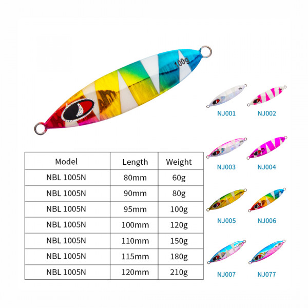 NOEBY - LUMINOUS SLOW METAL FISHING JIG 180G - 3