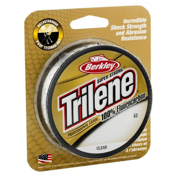 berkley trilene 100% fluoro professional grade 17lb-7.7kg