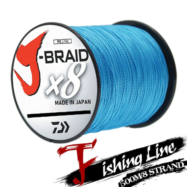 JOF 8 Braided Fishing Line 300M 8 Strands Unfade Wire Blue/Grey