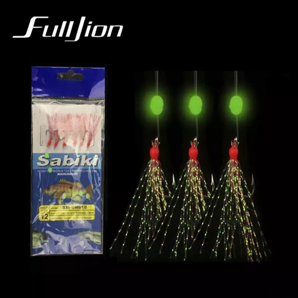 fulljion string with 6 fishhooks red color