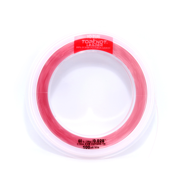 yo-zuri topknot leader pink tk ld 91.4m breaking strength  27.2kg-60lb