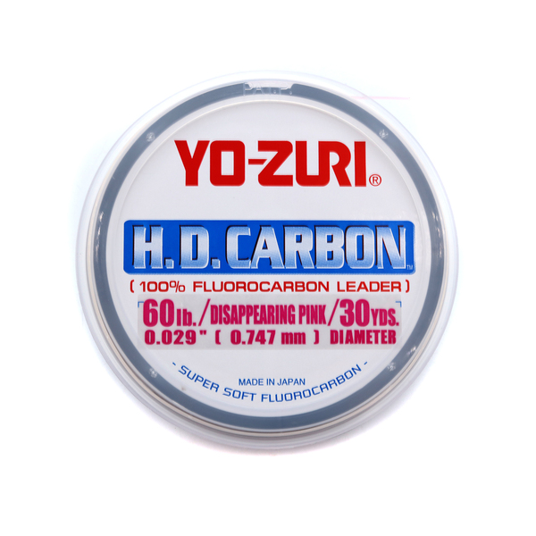 yo-zuri h.d. carbon disappearing pink hd 27.4m