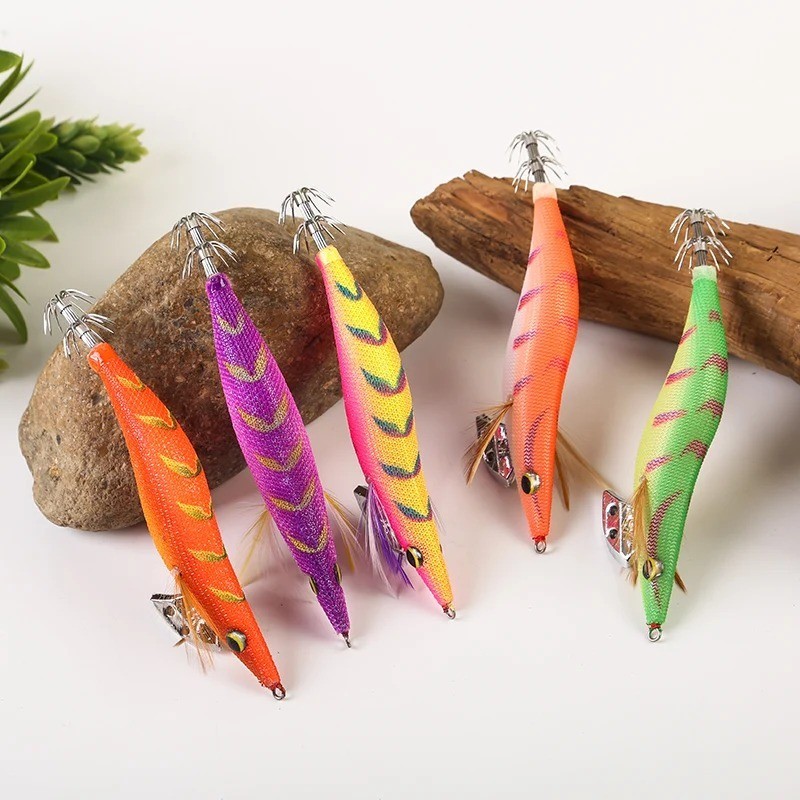 لور صيد الحبار (الكلماري) مضيء - 12 سم - 15 جرام