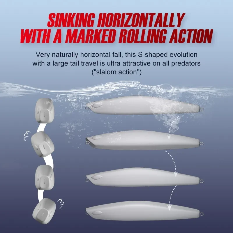 NOEBY - SINKING PENCIL FISHING LURE 14G - 6